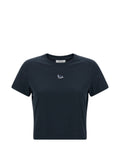 Maison Kitsuné Fox-Embroidered Cotton T-Shirt
