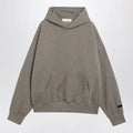 Fear of God Essentials Taupe cotton fleece hoodie