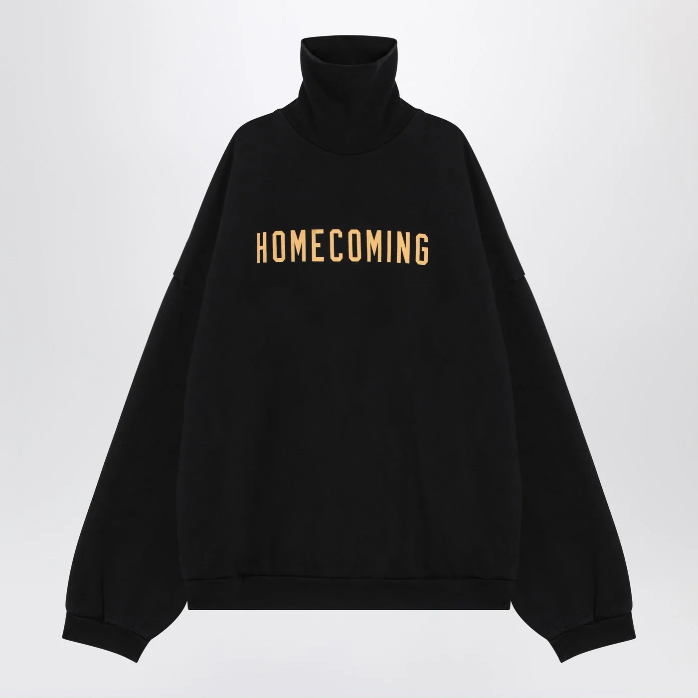 Fear of God Essentials High-necked black Homecoming sweatshirt