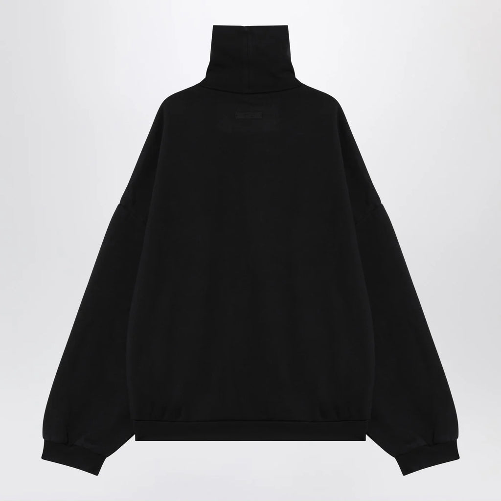 Fear of God Essentials High-necked black Homecoming sweatshirt