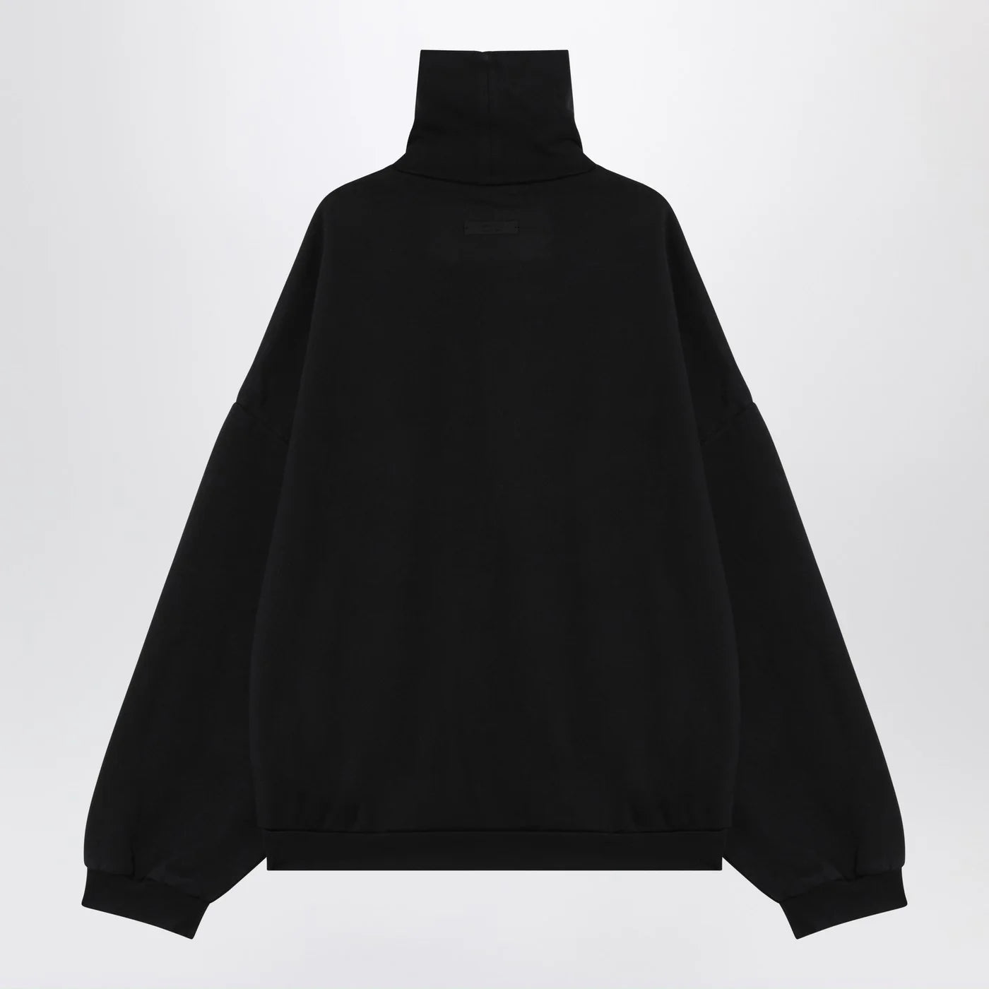 Fear of God Essentials High-necked black Homecoming sweatshirt