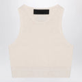 Fear of God Essentials Sporty white honeycomb tank top