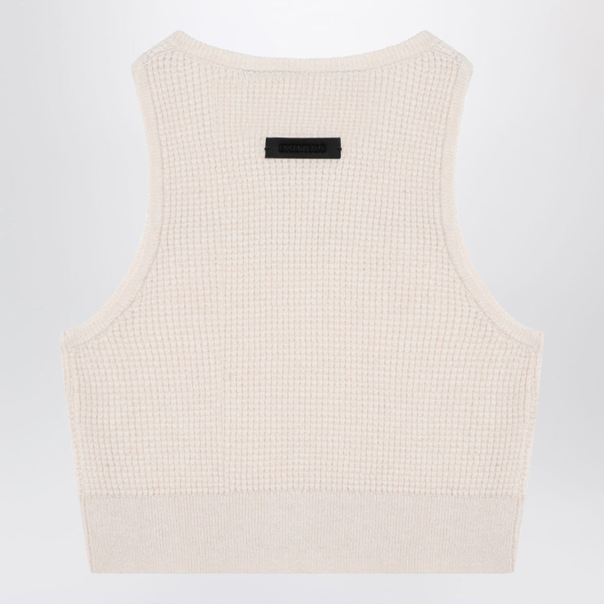Fear of God Essentials Sporty white honeycomb tank top