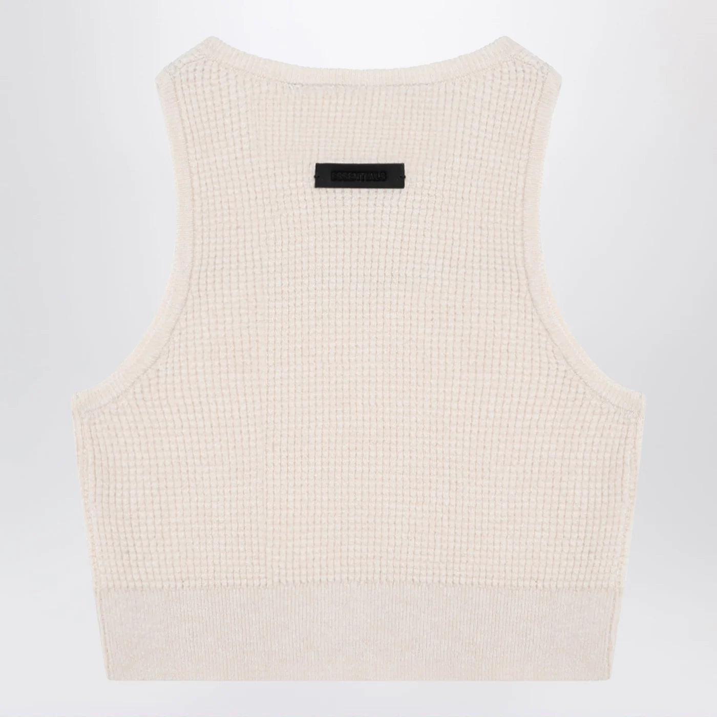 Fear of God Essentials Sporty white honeycomb tank top