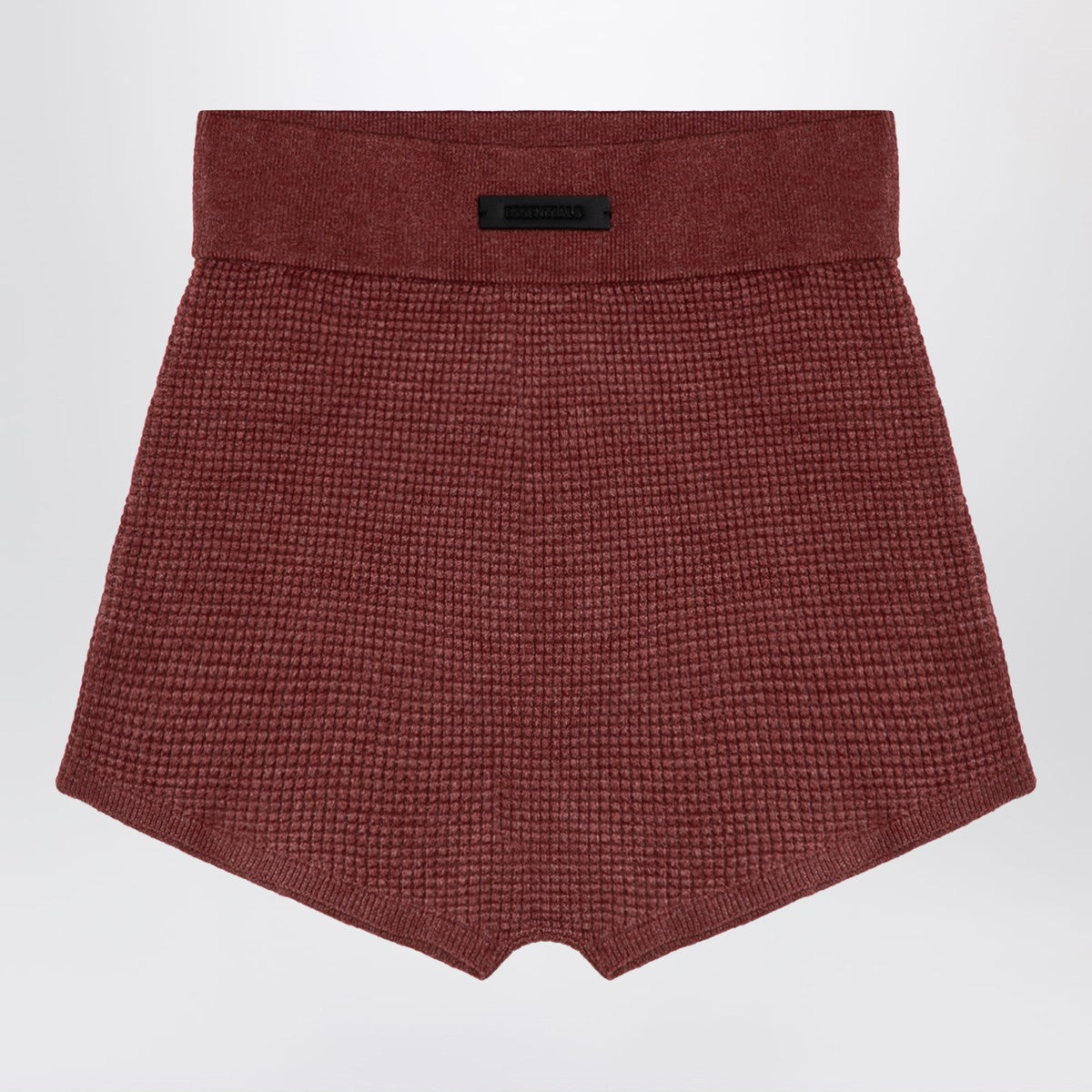 Fear of God Essentials Burgundy Honeycomb Short