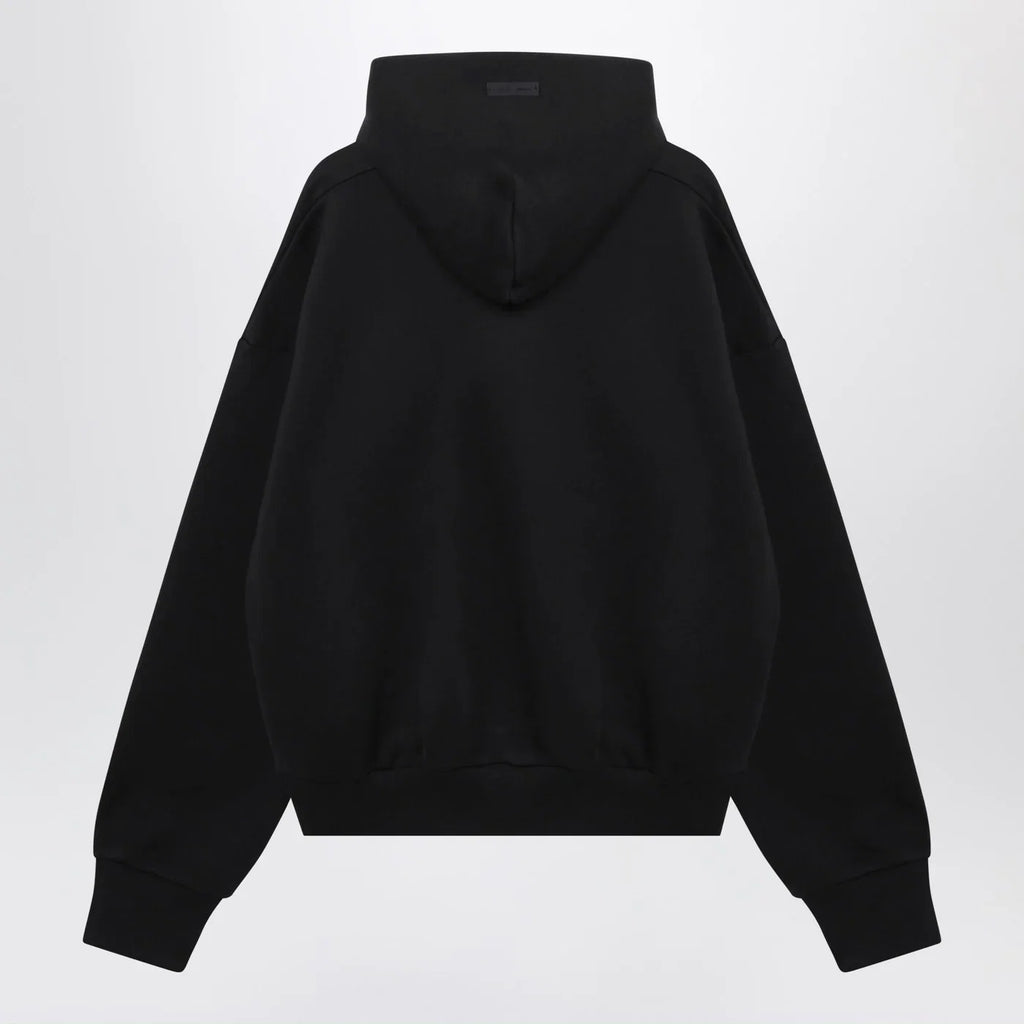 Fear of God Essentials Black washed sweatshirt with logo print