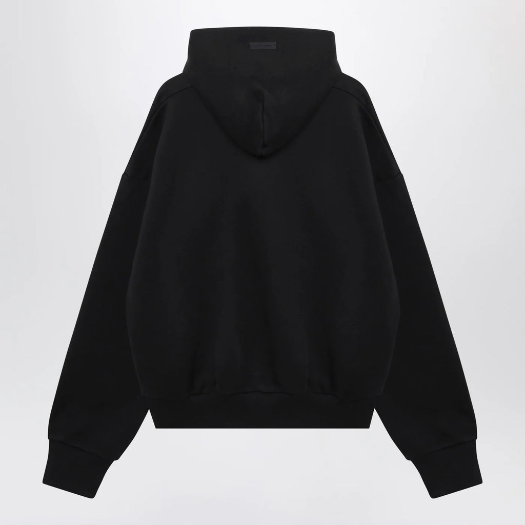 Fear of God Essentials Black washed sweatshirt with logo print