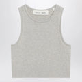 Fear of God Essentials Ribbed greige cropped top