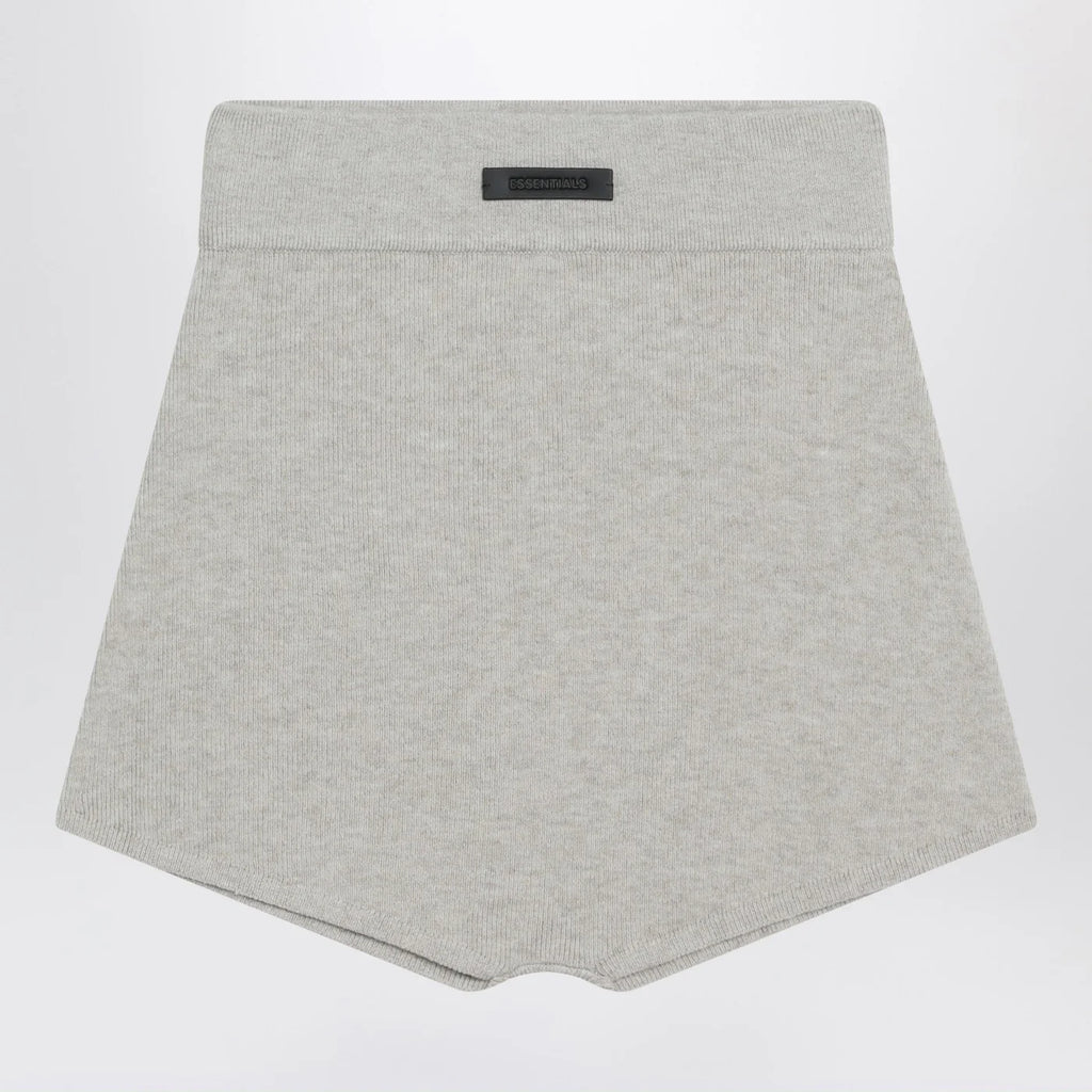 Fear of God Essentials Ribbed greige culottes
