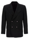 Etro Check Double-breasted Blazer