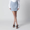 Vivienne Westwood Light blue striped mini skirt