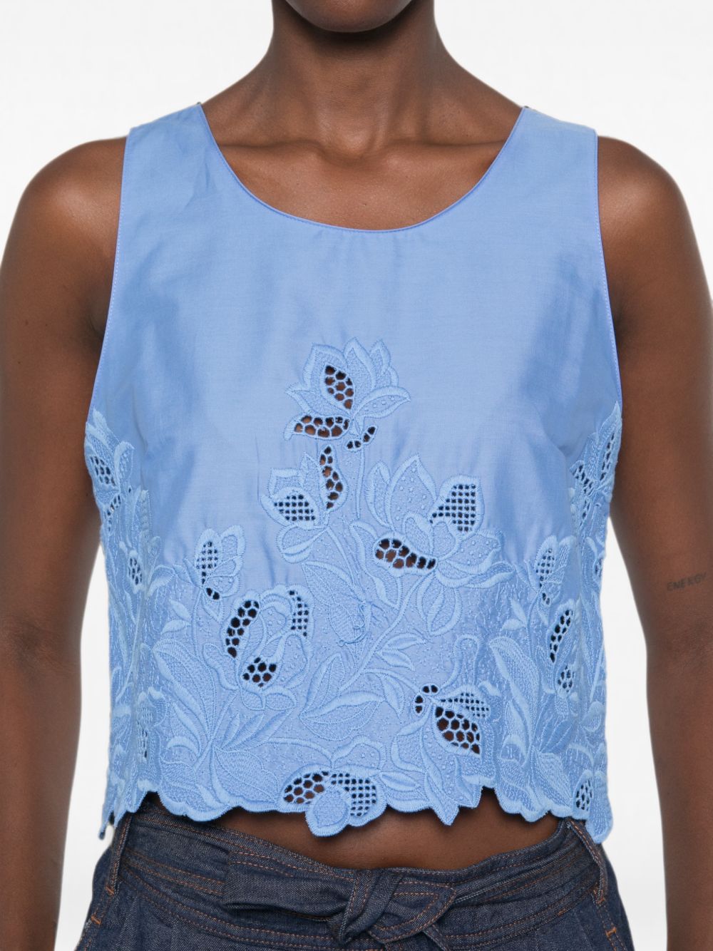 Ermanno Scervino Top LIGHT BLUE