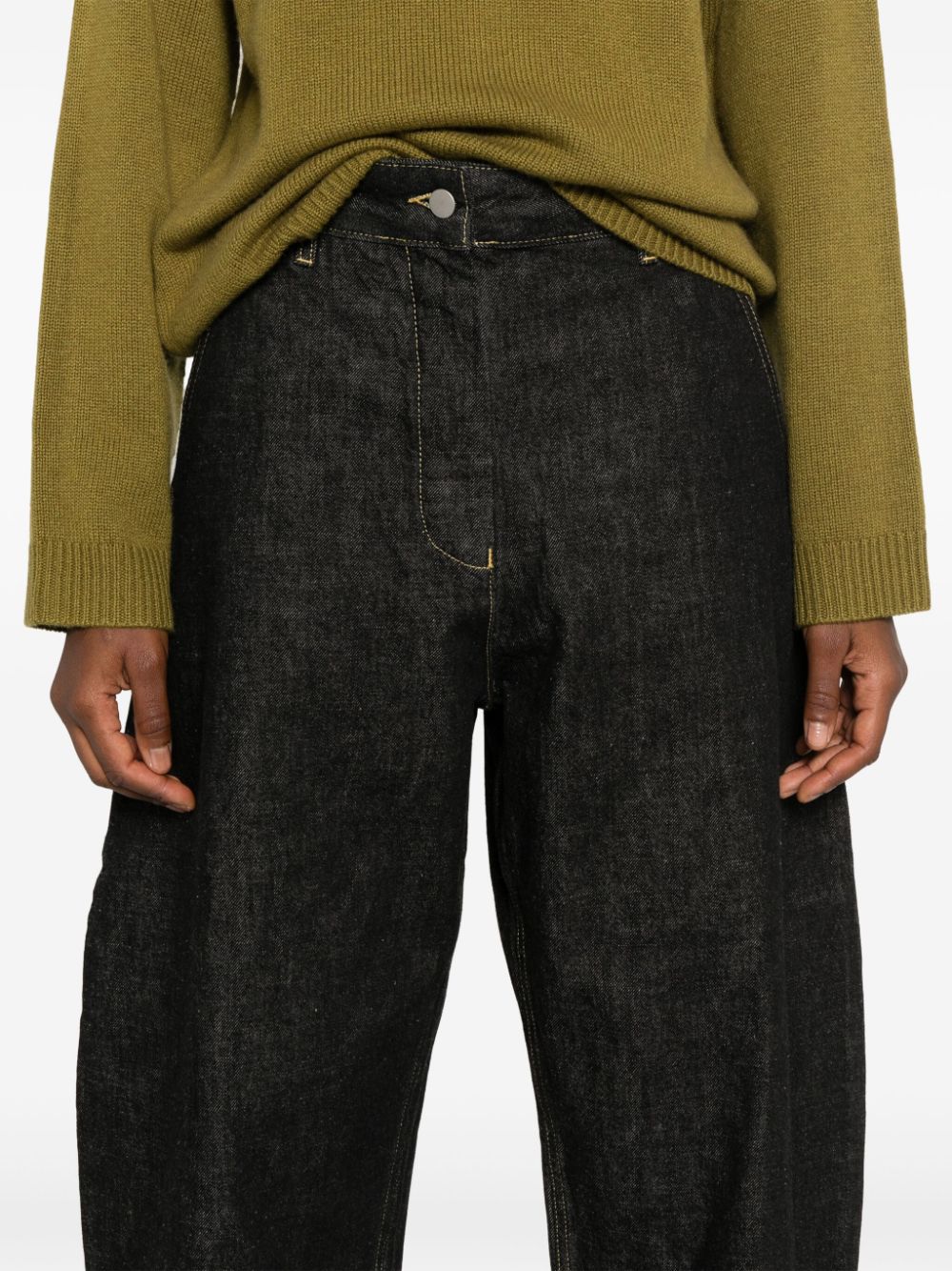 STUDIO NICHOLSON PRE Jeans BLACK