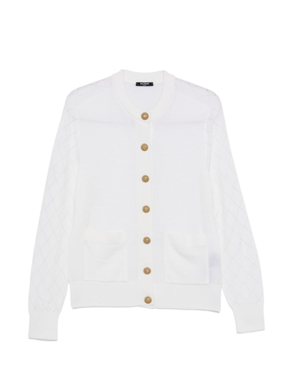 Balmain Sweaters WHITE