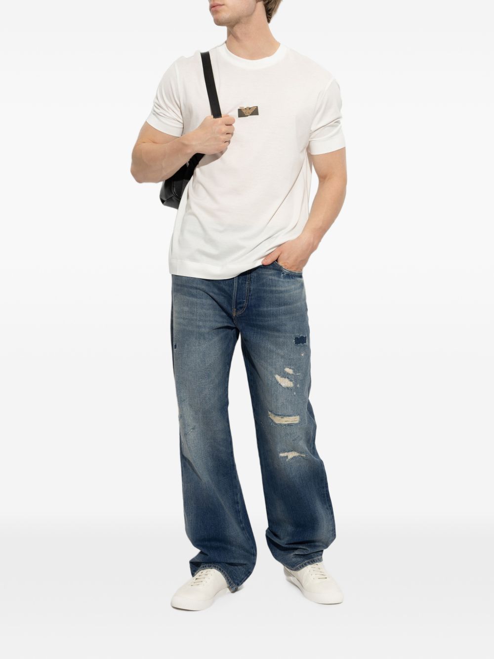 Emporio Armani T-shirts and Polos WHITE