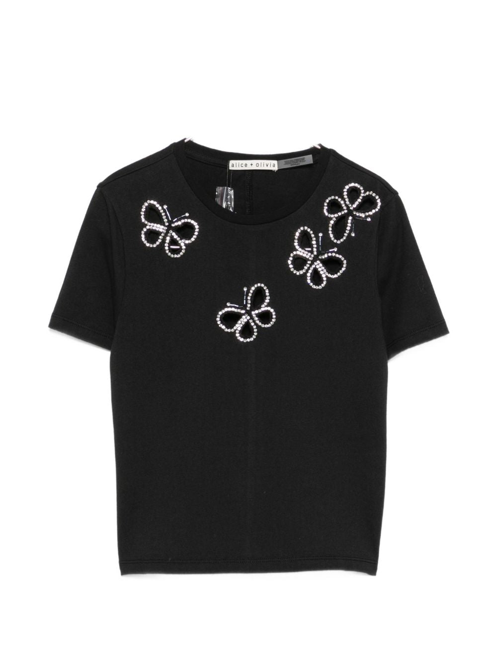 Alice + Olivia T-shirts and Polos BLACK
