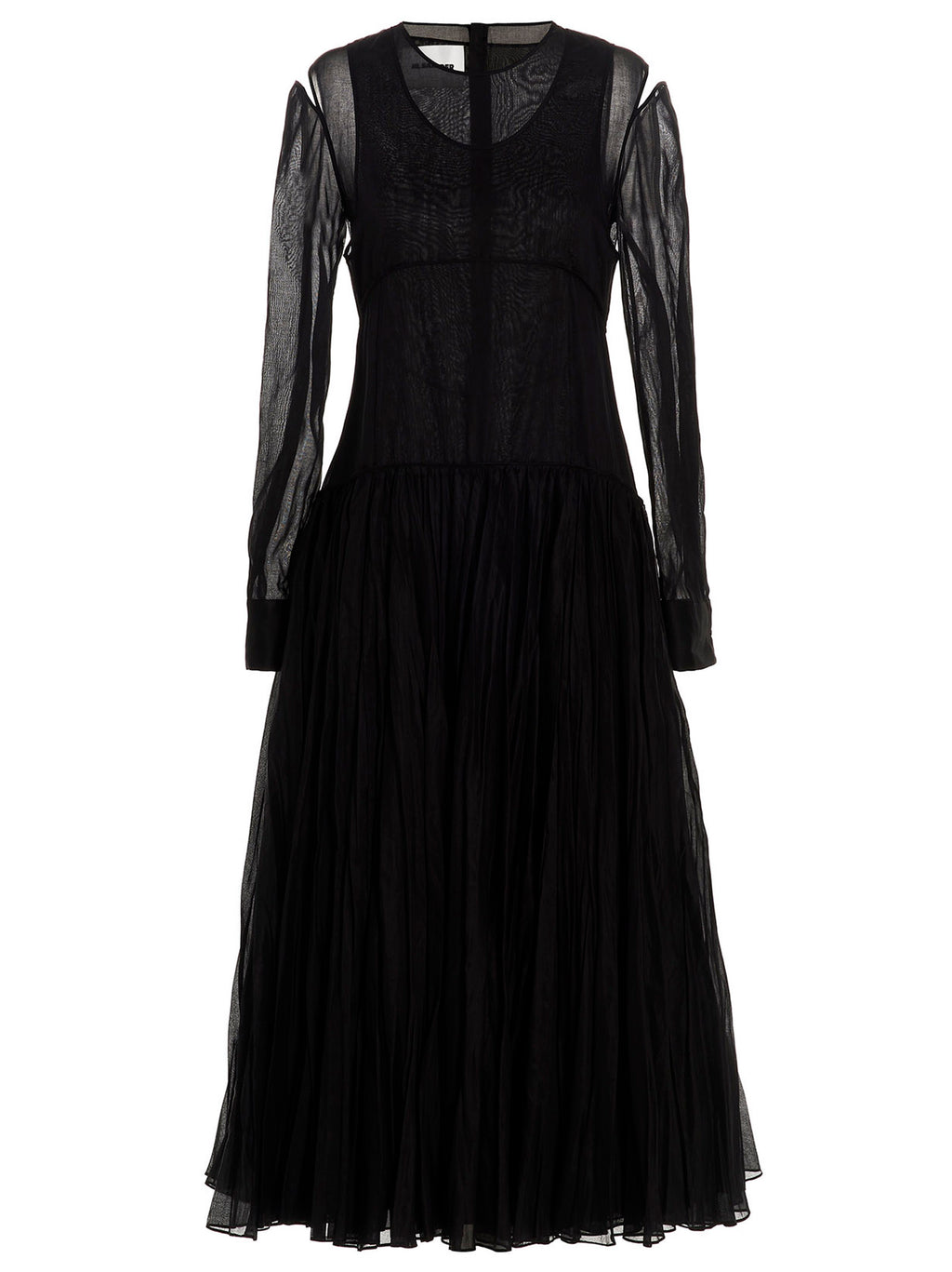 Jil Sander Pleated Skirt Dress