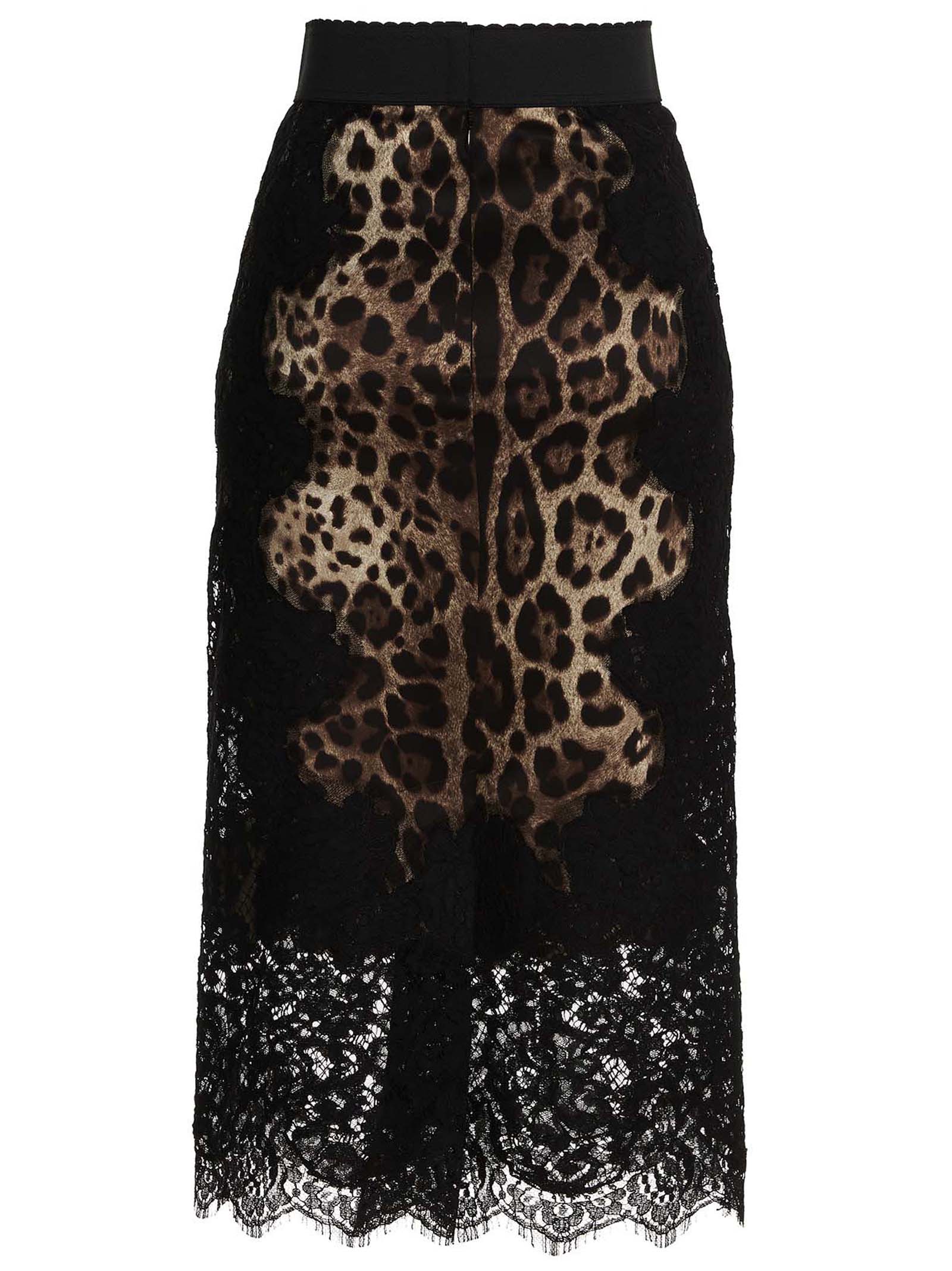 Dolce & Gabbana Animalier Skirt