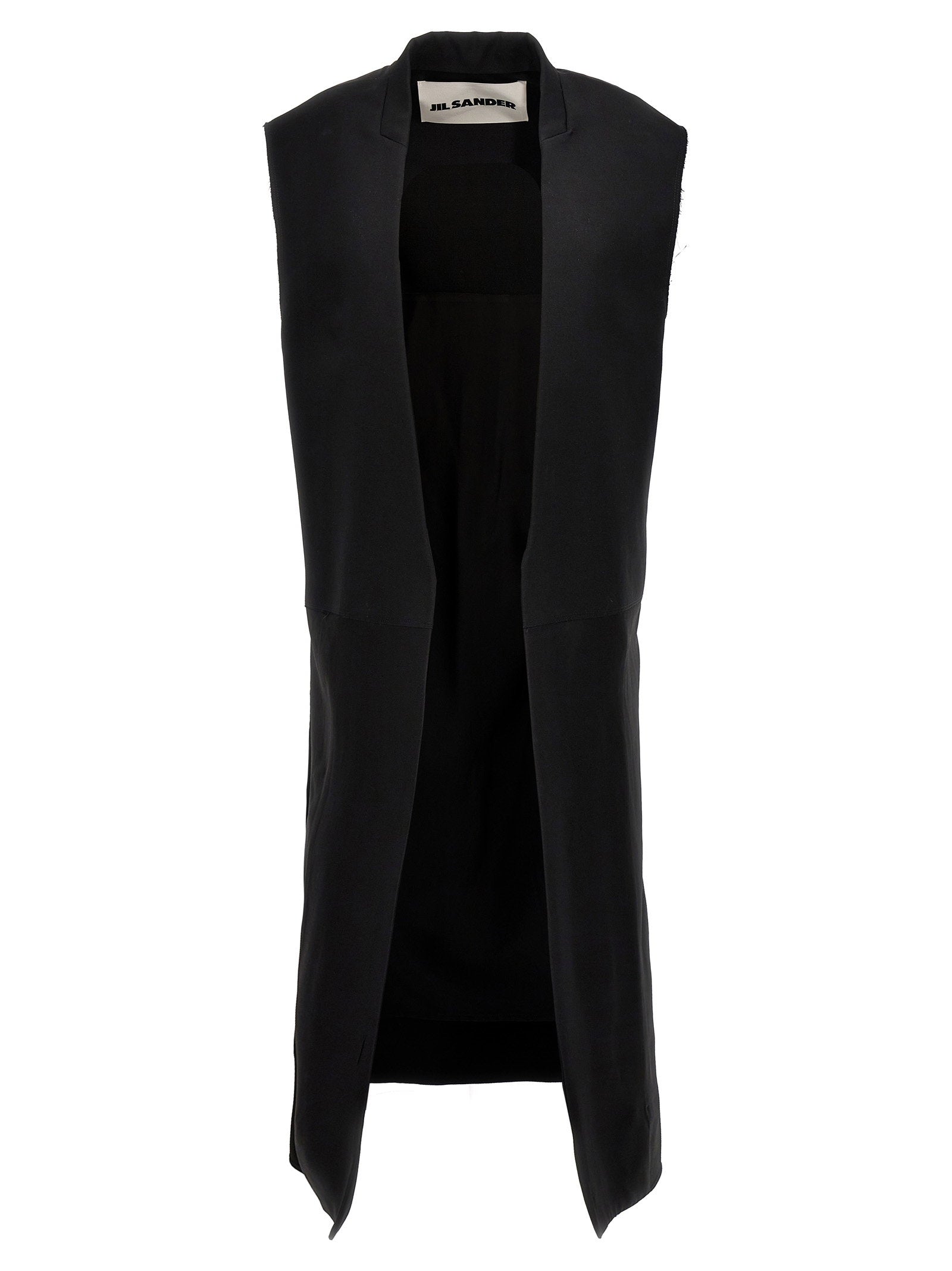 Jil Sander Two-material Long Vest