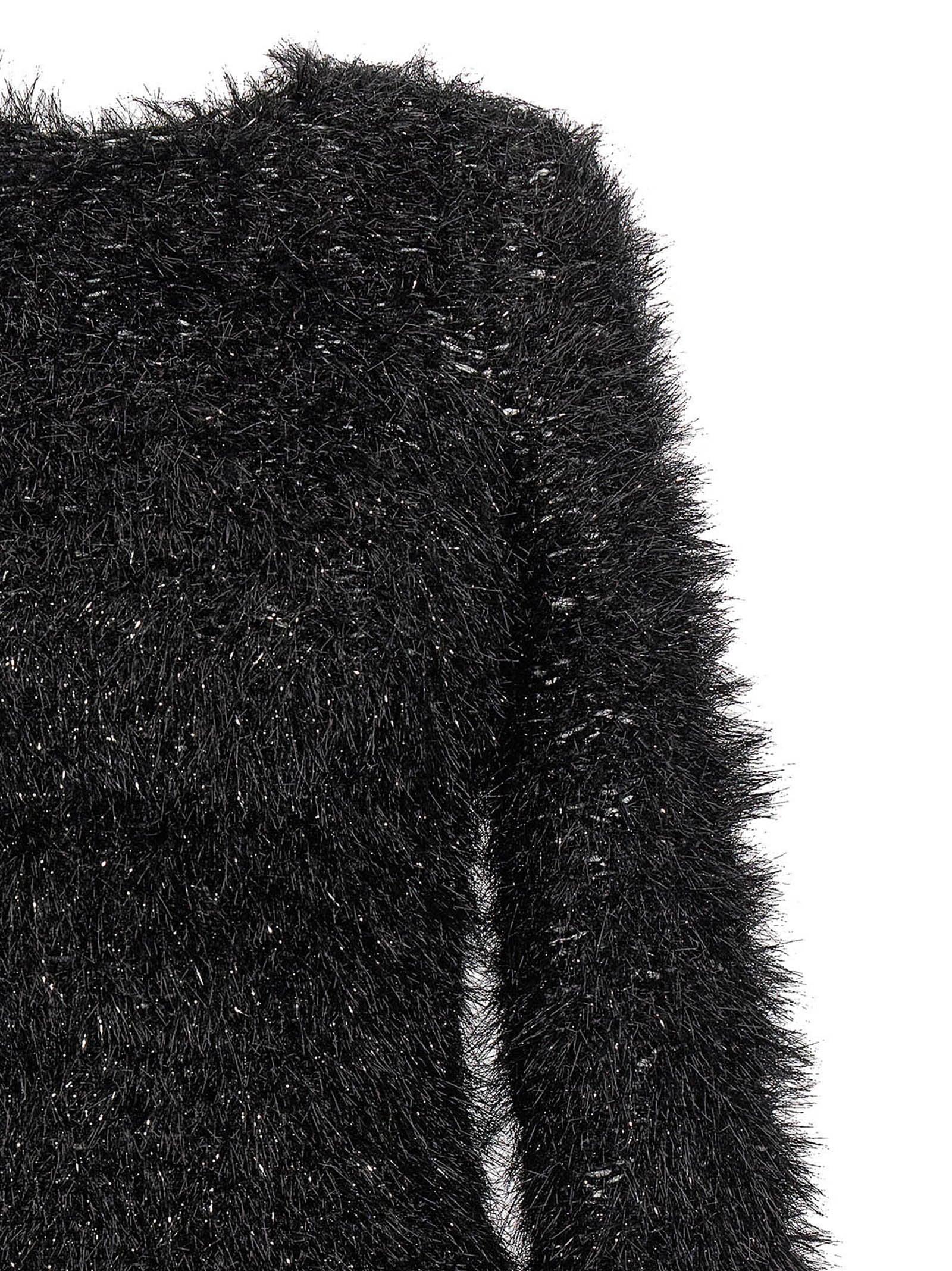 Victoria Beckham Cut-out Lurex Sweater