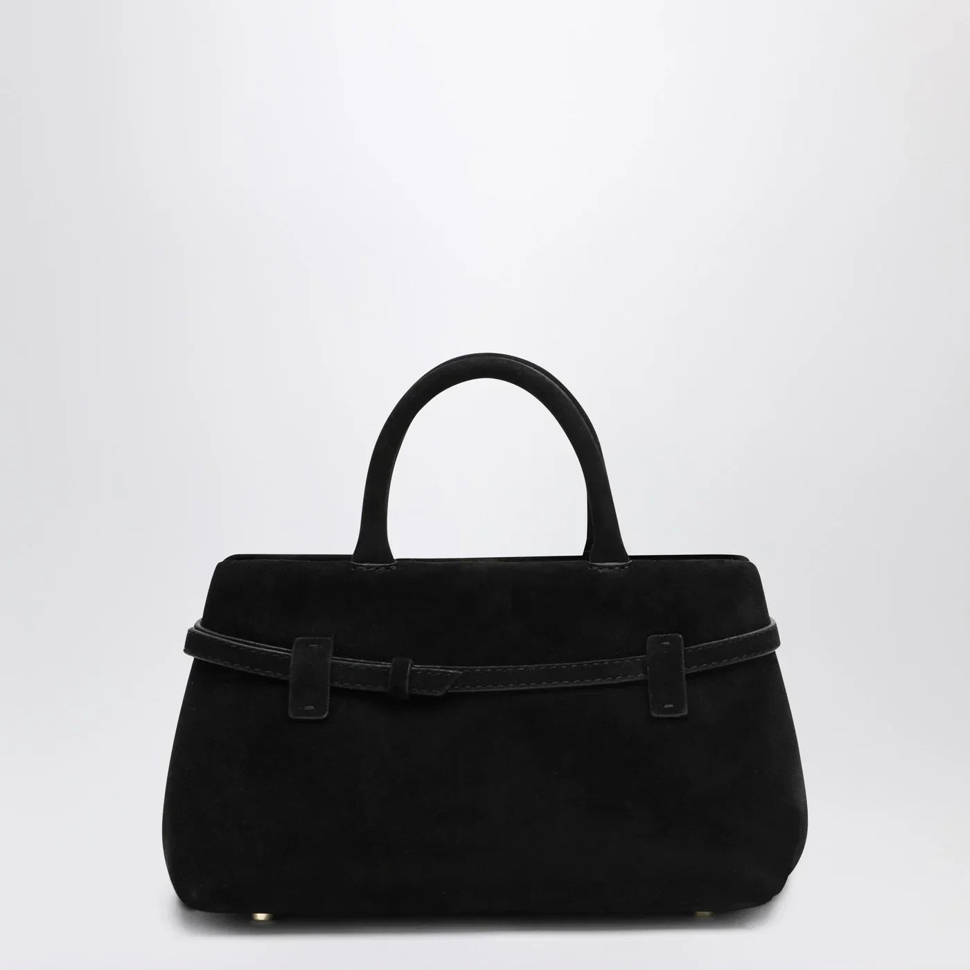Manu Atelier Le Cambon 25 black suede bag