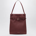 Manu Atelier Tote Du Jour burgundy suede tote bag