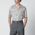 Dries Van Noten Viscose shirt with black/ecru pattern