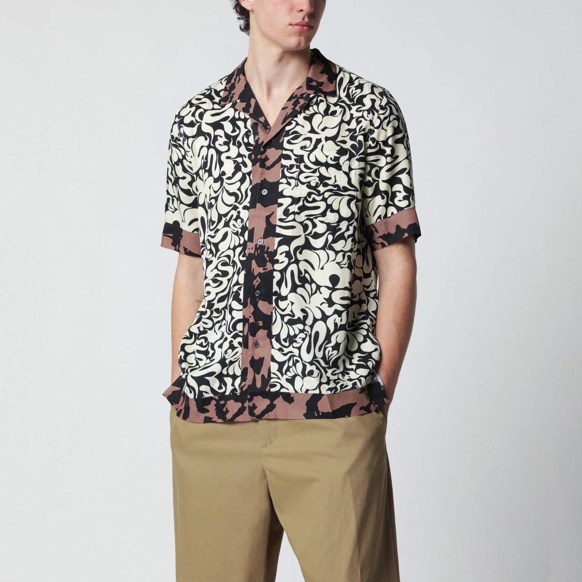 Dries Van Noten Shirt with Graphic Squiggle print
