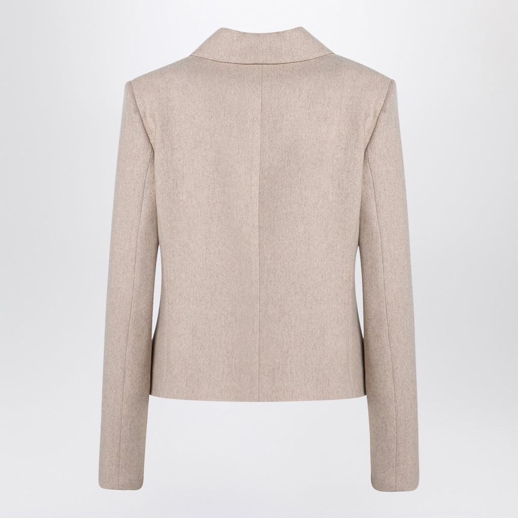 the garment Mille beige double-breasted jacket