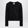 the garment Recycled wool blend black Vienna jacket