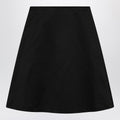 the garment Black cotton-blend Kelly skirt