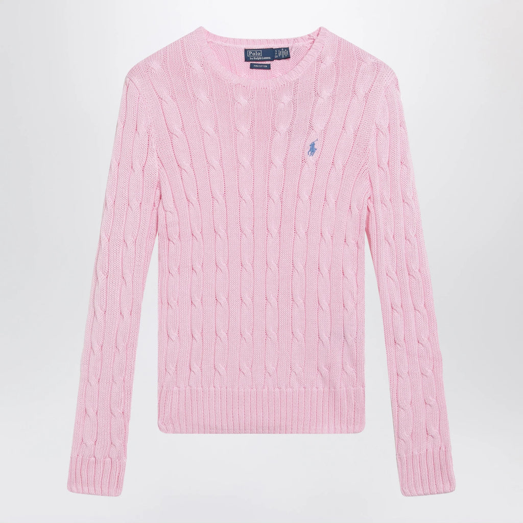 Polo Ralph Lauren Pink cable-knit cotton sweater