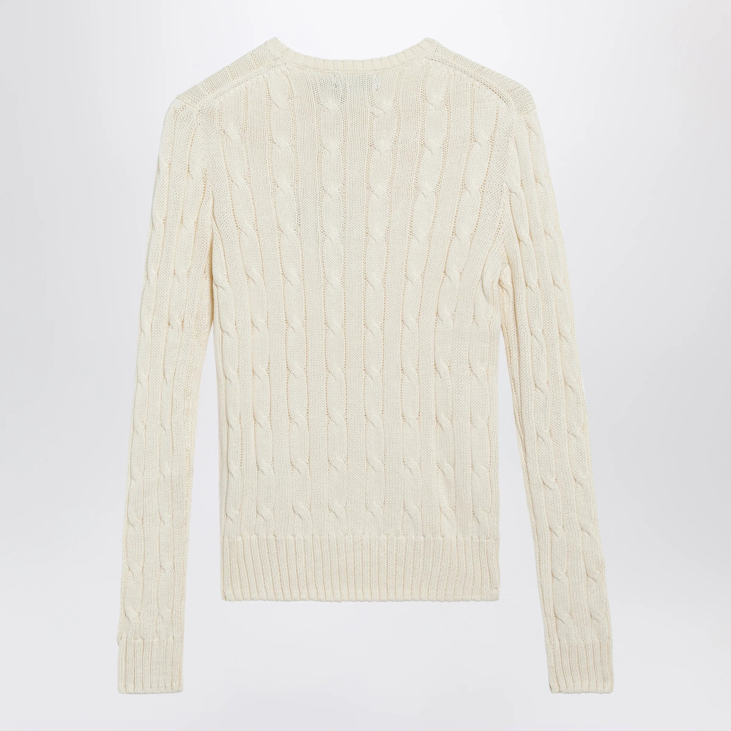 Polo Ralph Lauren Cream cable-knit cotton sweater