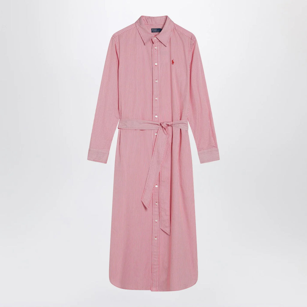 Polo Ralph Lauren Red and white striped shirt dress