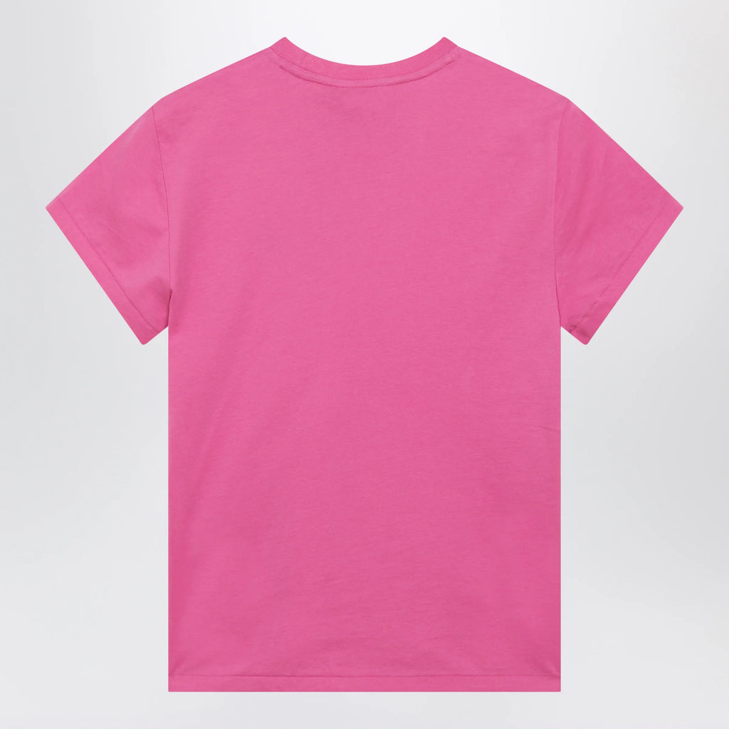 Polo Ralph Lauren Polo Pony cotton crewneck T-shirt in accent pink