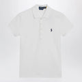 Polo Ralph Lauren White Slim-Fit polo shirt