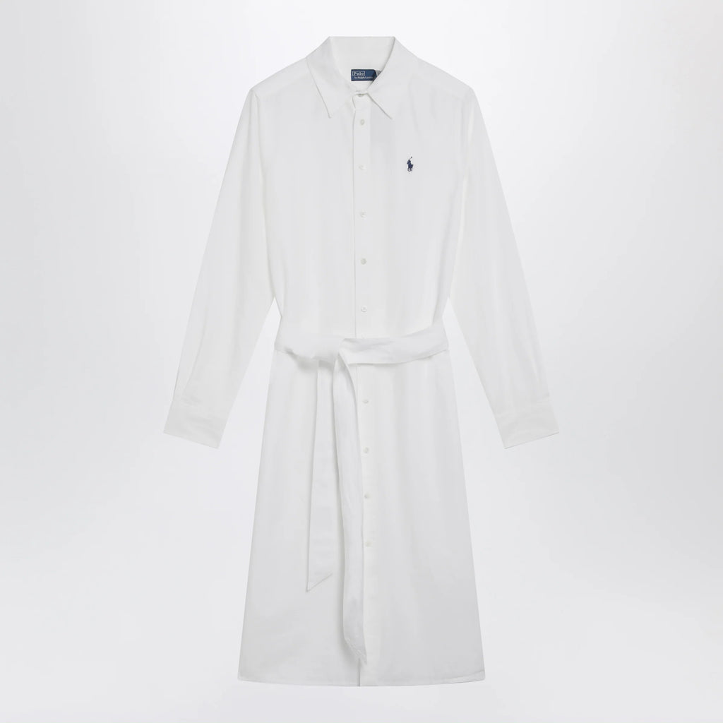 Polo Ralph Lauren White cotton shirt dress