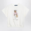 Polo Ralph Lauren Ivory Polo Bear short-sleeve cotton sweatshirt