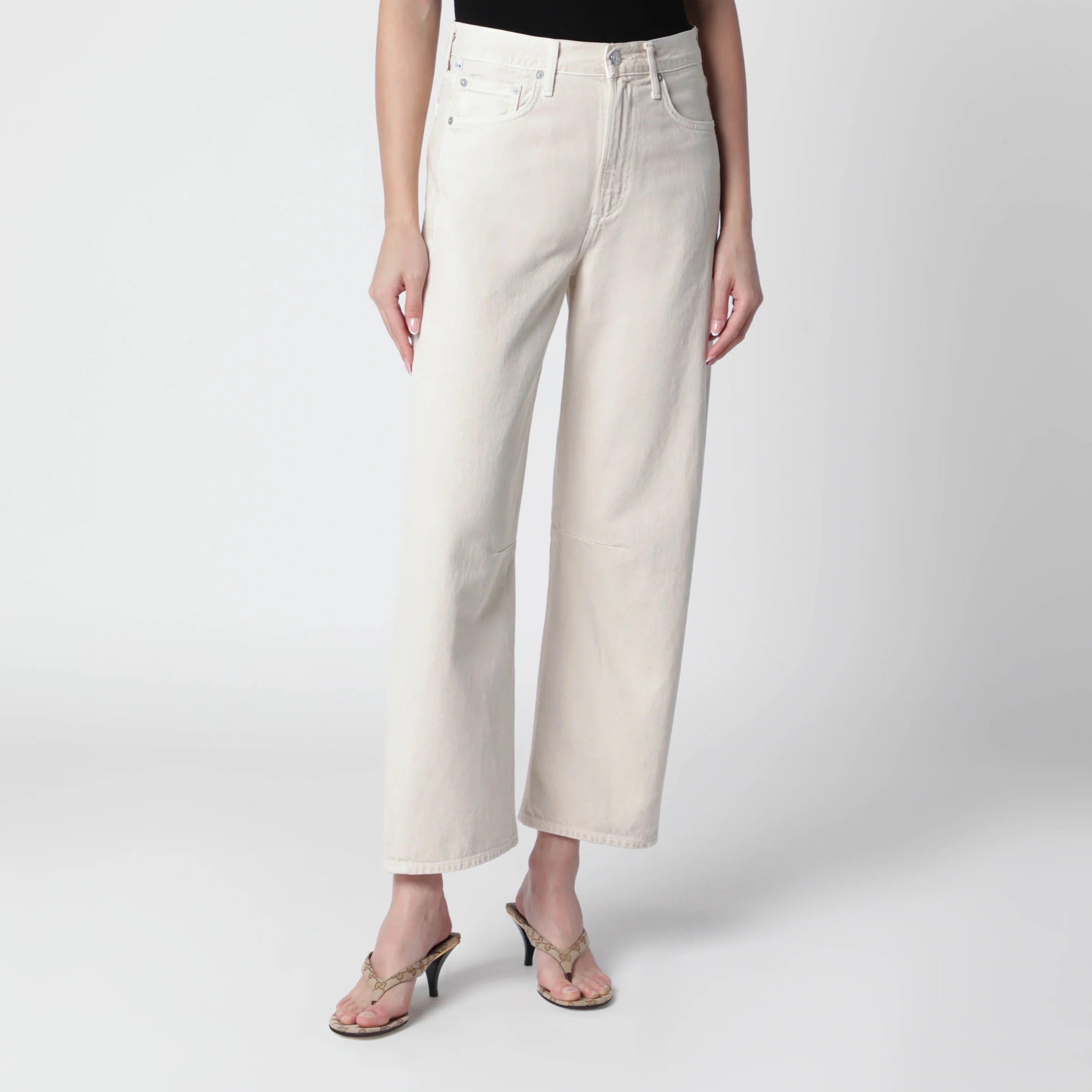 Citizens of Humanity Almond-coloured Miro jeans