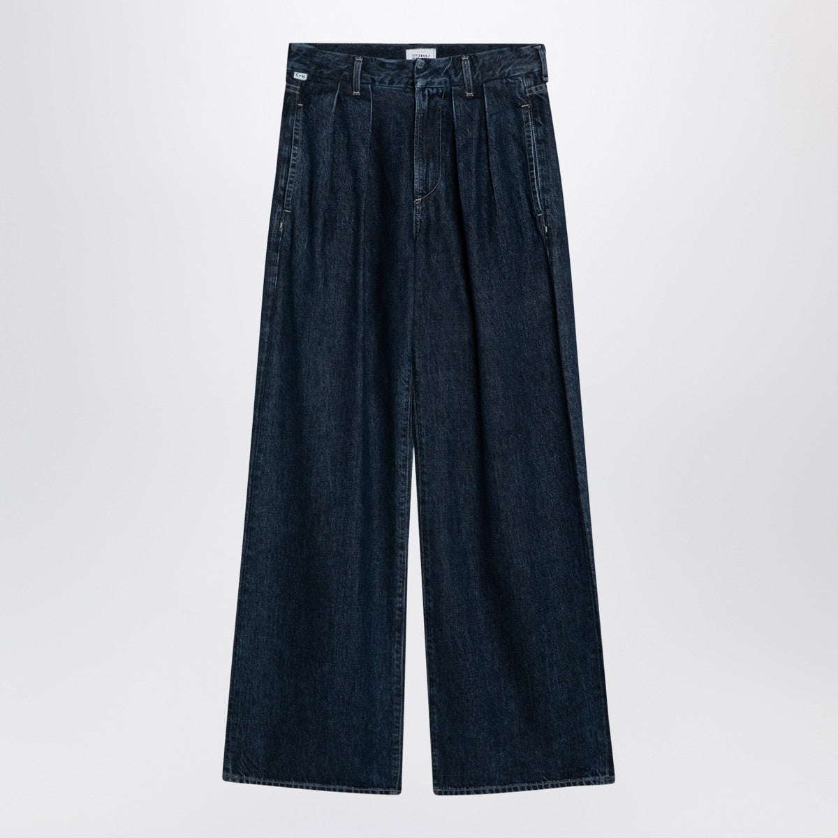 Citizens of Humanity Dark wide jeans with pleats