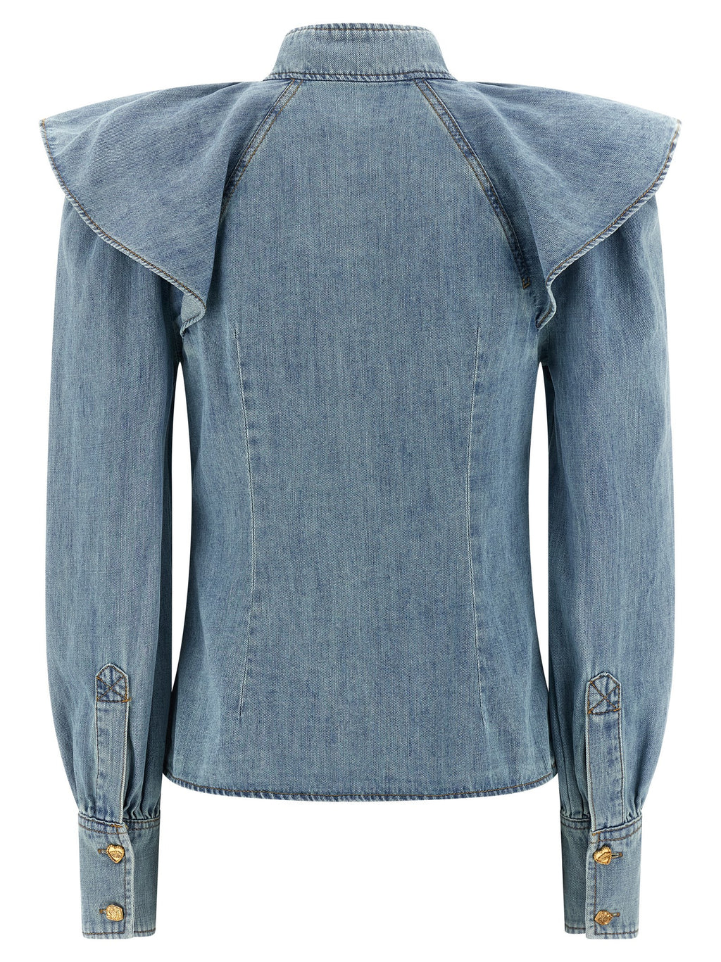 Zimmermann Crush Denim Blouse