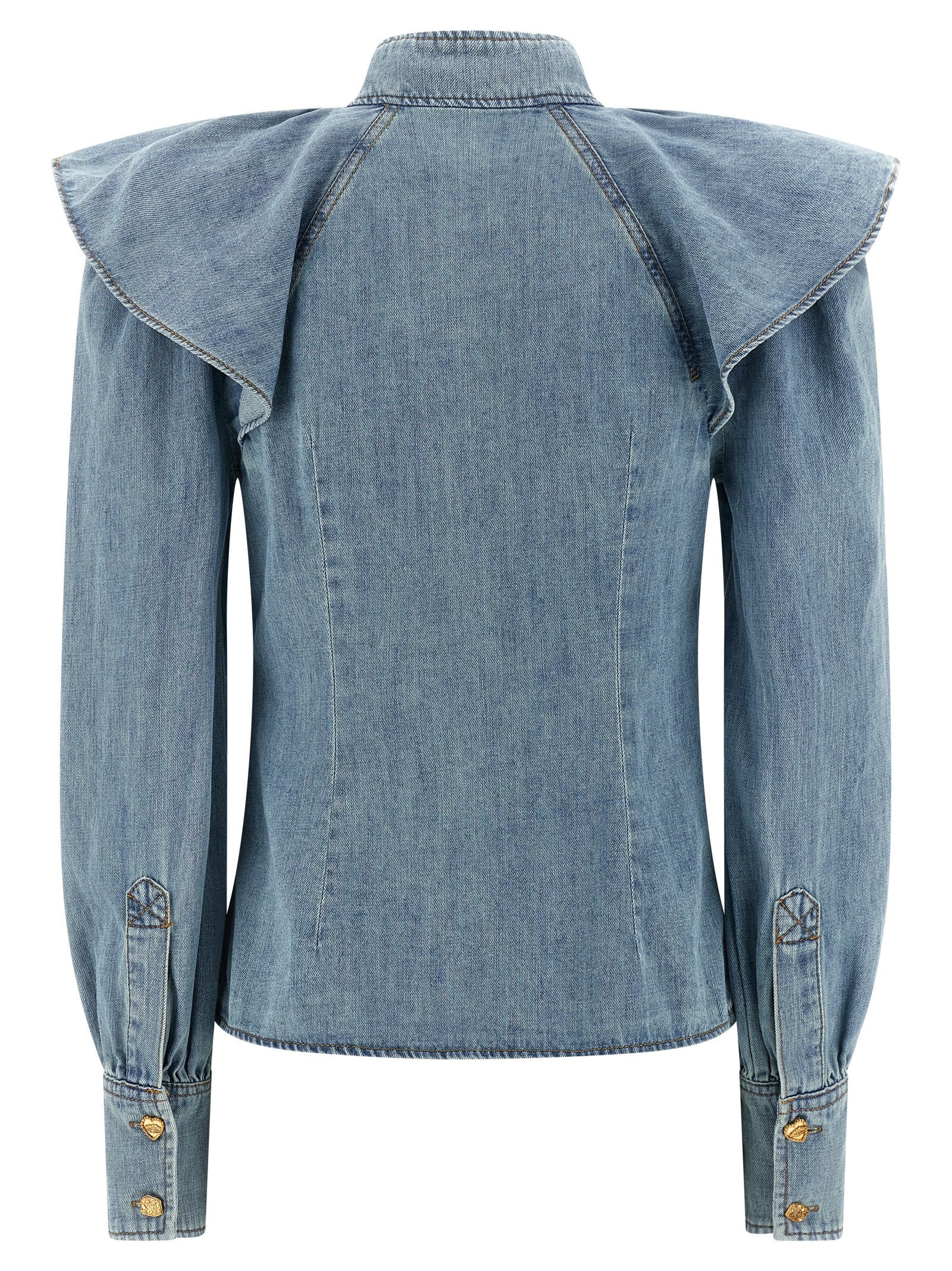 Zimmermann Crush Denim Blouse