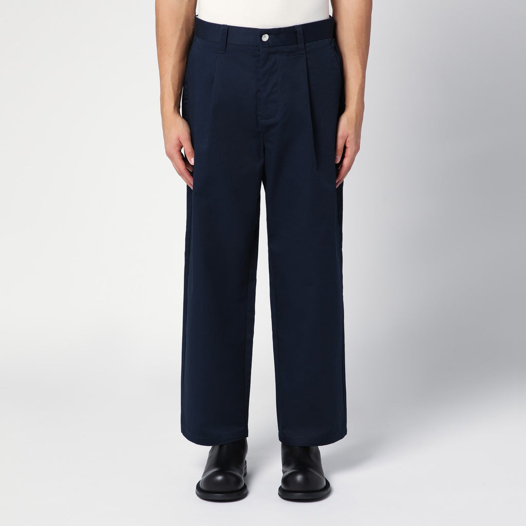 New Amsterdam Surf Association Navy blue cotton blend trousers