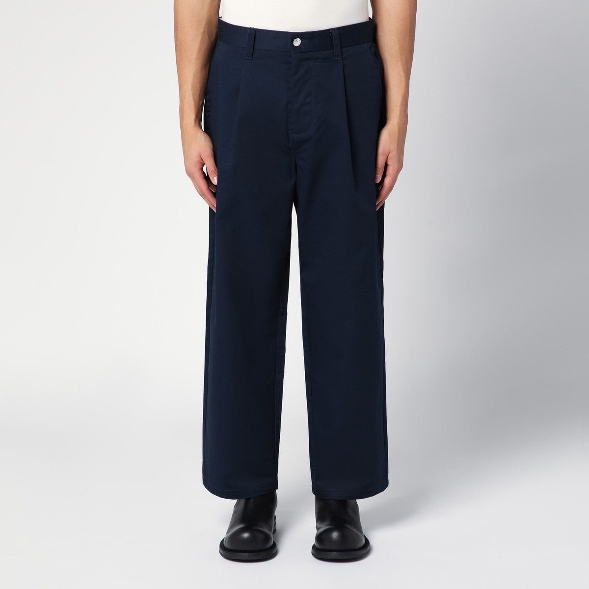 New Amsterdam Surf Association Navy blue cotton blend trousers