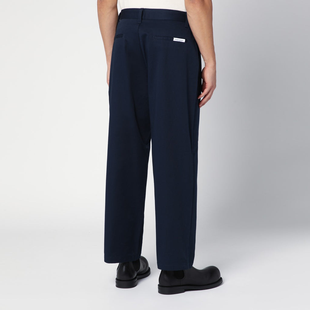 New Amsterdam Surf Association Navy blue cotton blend trousers