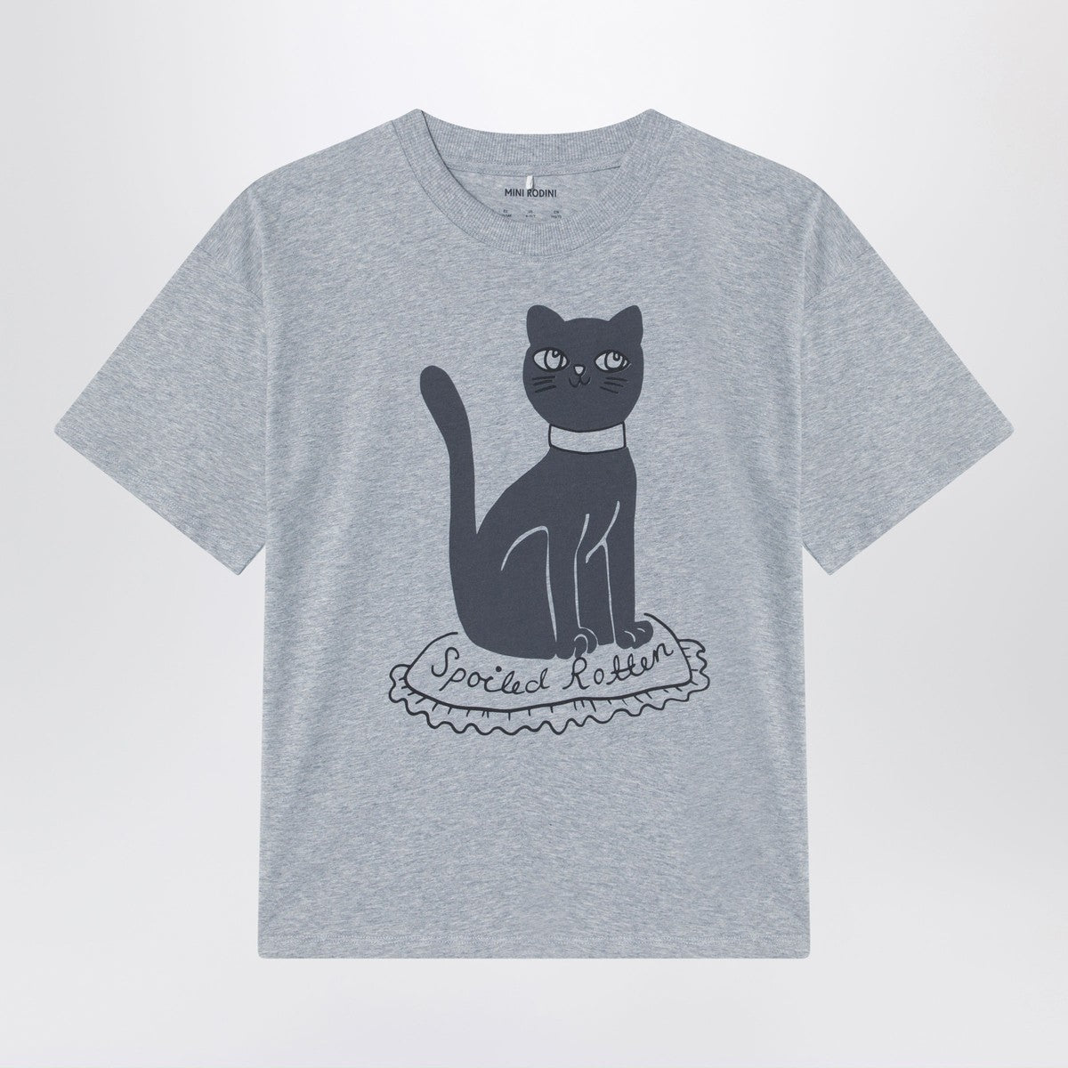 Mini Rodini Grey T-shirt in organic cotton