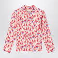 Mini Rodini Red patterned blouse in organic cotton