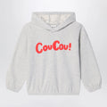 Mini Rodini Grey organic cotton hoodie