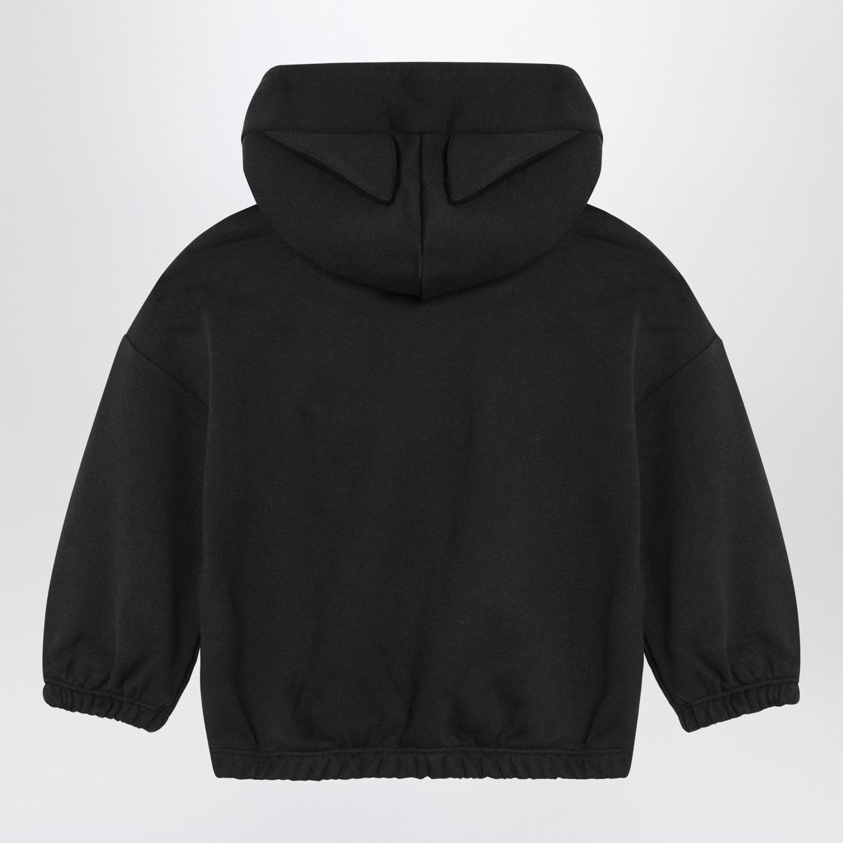 Mini Rodini Black hoodie with Cat Ears
