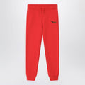 Mini Rodini Red organic cotton jogging trousers